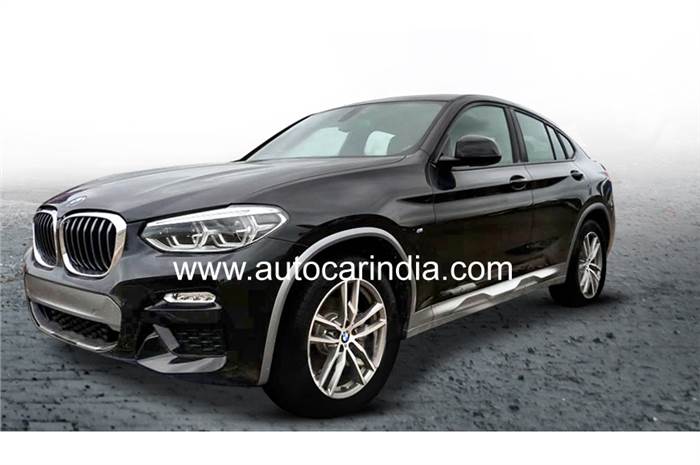 BMW X4 spied in India